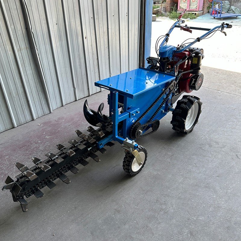 Diesel Hand Operated Trencher factory