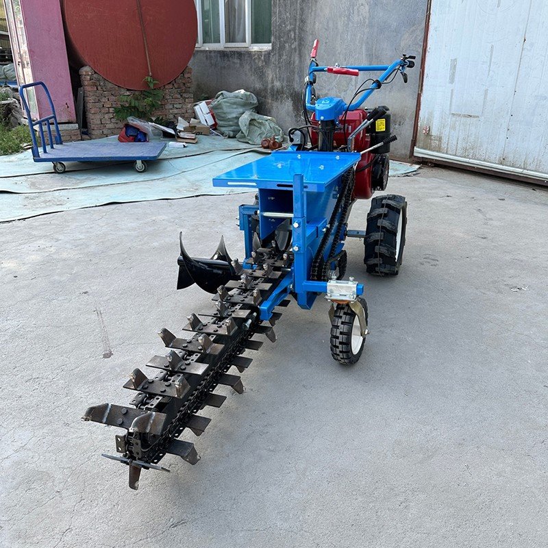 Self Propelled Hand Guided Trenching Machine factory